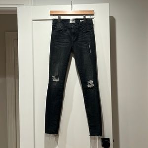 FRAME dark gray skinny jeans